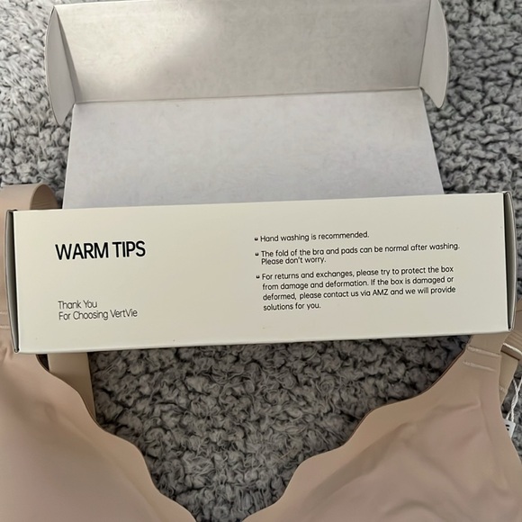 VertVie Women's Seamless Bra  No Underwire‎ - NWT  XL - Picture 4 of 9